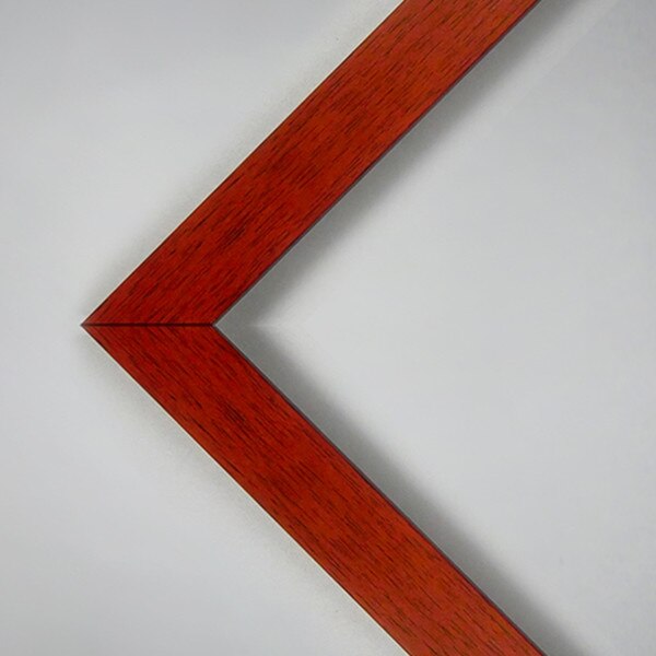 Frame cherry laminate finish.